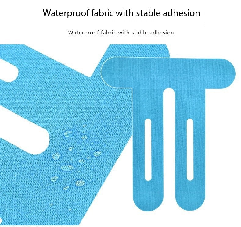 Pre-Cut Kinesiology Tape for Knee Support – Elastic Sports Muscle Tape for Pain Relief & Injury Recovery