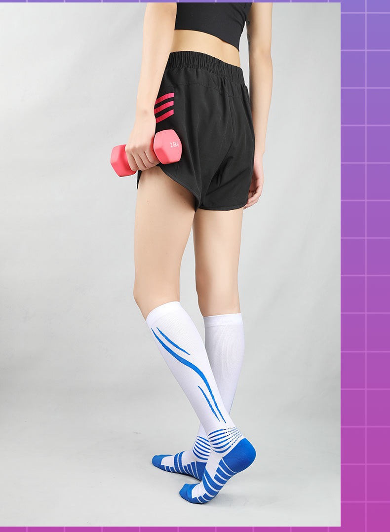 Professional Calf Compression Socks – Graduated Level 2 Support for Running, Jump Rope, and Sports Training