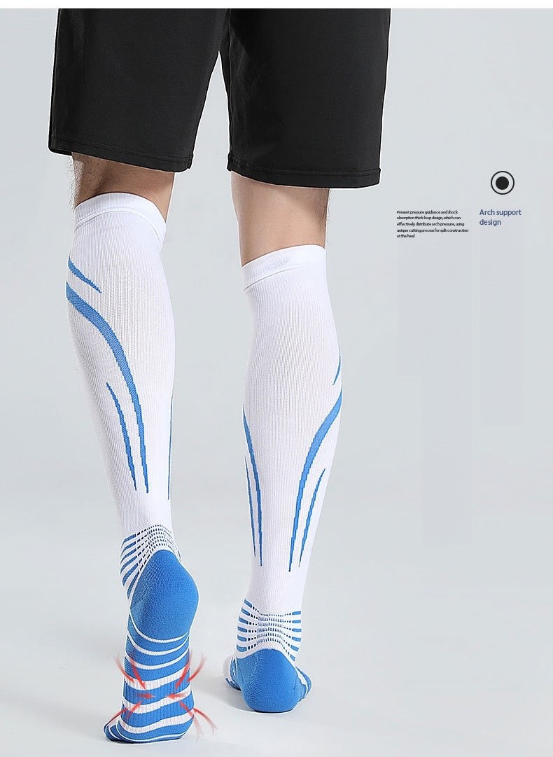 Professional Calf Compression Socks – Graduated Level 2 Support for Running, Jump Rope, and Sports Training