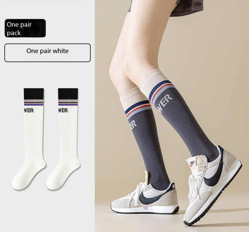 Women’s Calf-Length Compression Yoga Socks – Non-Slip Grip Socks for Pilates, Running, Jump Rope & Training