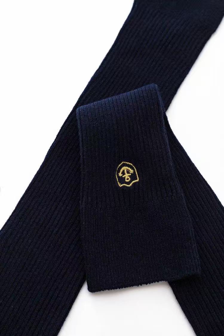 Student’s Over-the-Knee Long Socks – Combed Cotton High Tube Socks for Autumn & Winter