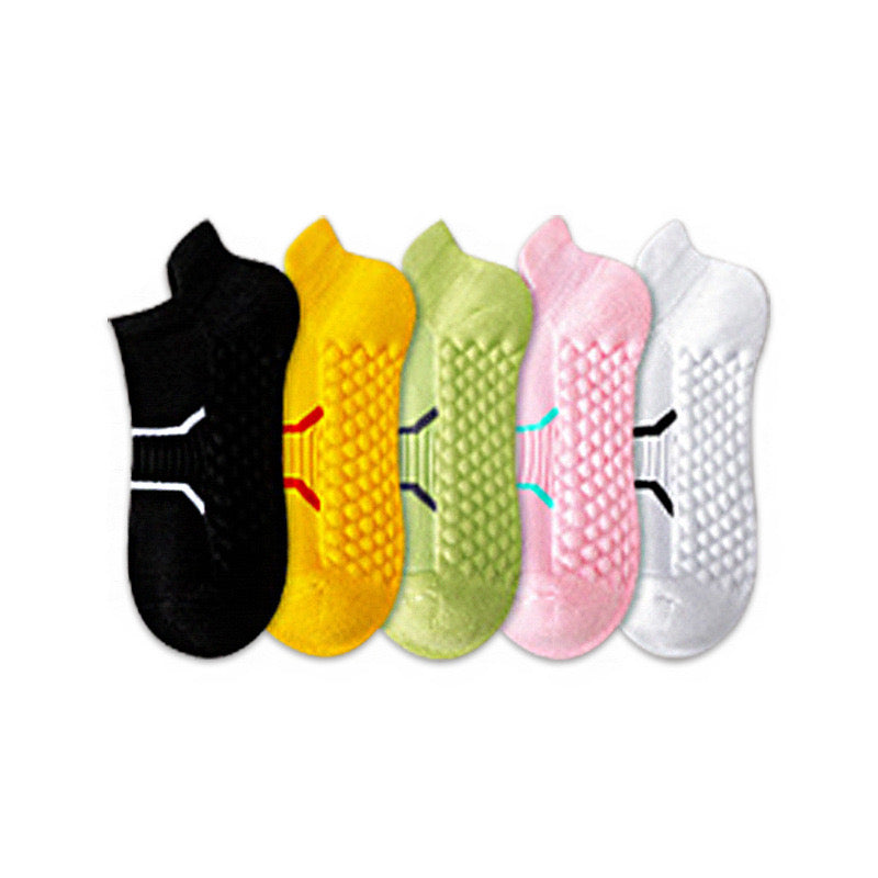 Women’s Low-Cut Sports Socks – Summer Breathable Towel Sole Non-Slip Running & Training Ankle Socks