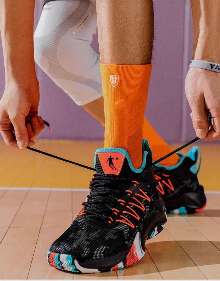 Men’s Basketball Socks – Cushioned Towel Sole, Breathable & Anti-Odor Sports Socks for Teen Athletes