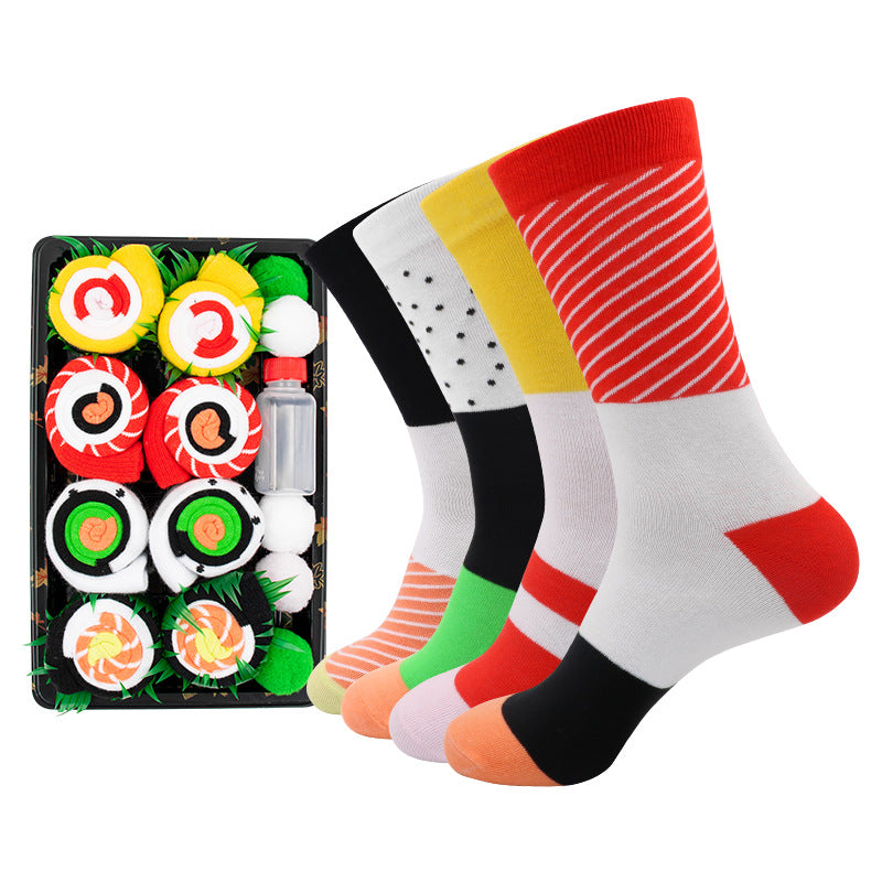 Sushi Socks Gift Box – Funny Socks for Christmas & Birthday Gifts