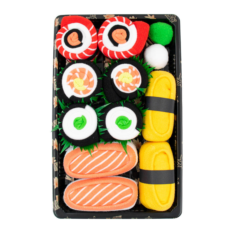 Sushi Socks Gift Box – Funny Socks for Christmas & Birthday Gifts