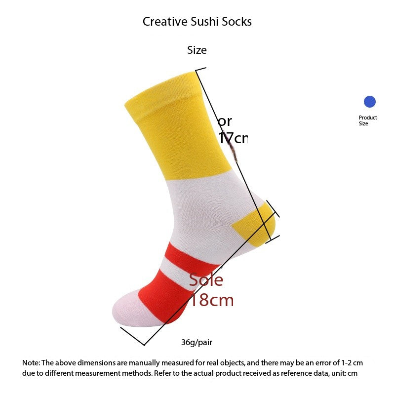 Sushi Socks Gift Box – Funny Socks for Christmas & Birthday Gifts