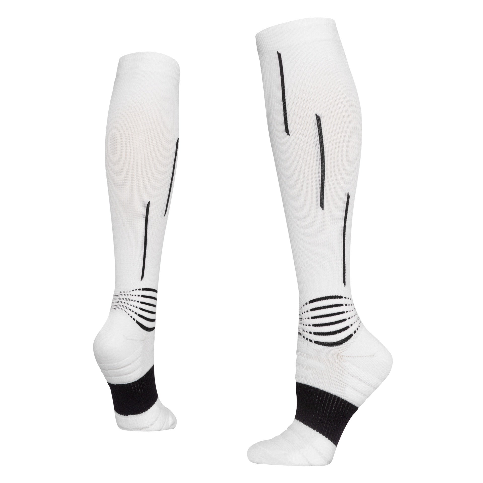 Professional Calf Compression Socks – Graduated Level 2 Support for Running, Jump Rope, and Sports Training