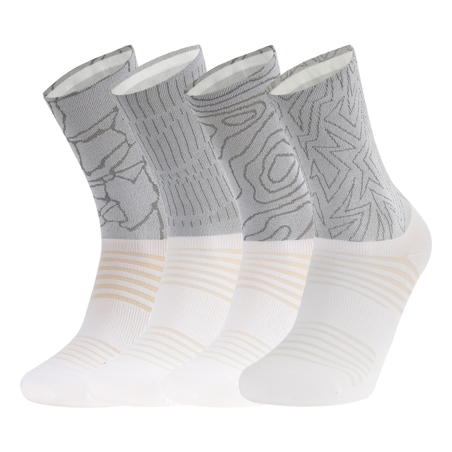 Professional Cycling Socks – Mid-Calf Reflective Sports Socks for Men & Women, Breathable & Quick-Dry