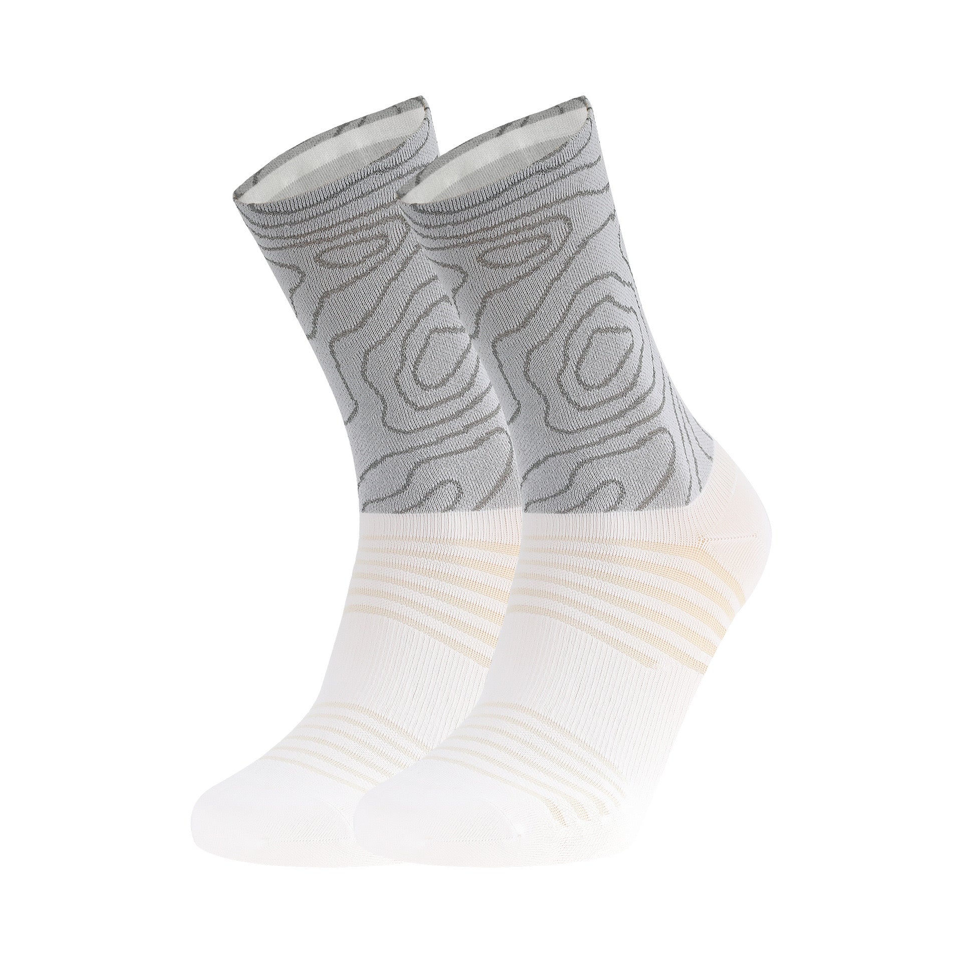 Professional Cycling Socks – Mid-Calf Reflective Sports Socks for Men & Women, Breathable & Quick-Dry