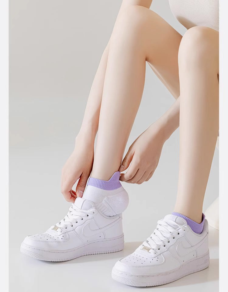 Women’s Summer Tennis Socks – Lightweight Breathable Non-Slip Short Sports Socks for Training & Matches