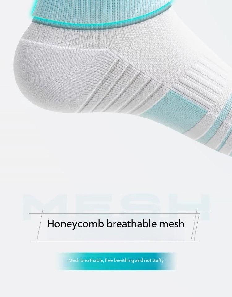 Women’s Summer Tennis Socks – Lightweight Breathable Non-Slip Short Sports Socks for Training & Matches