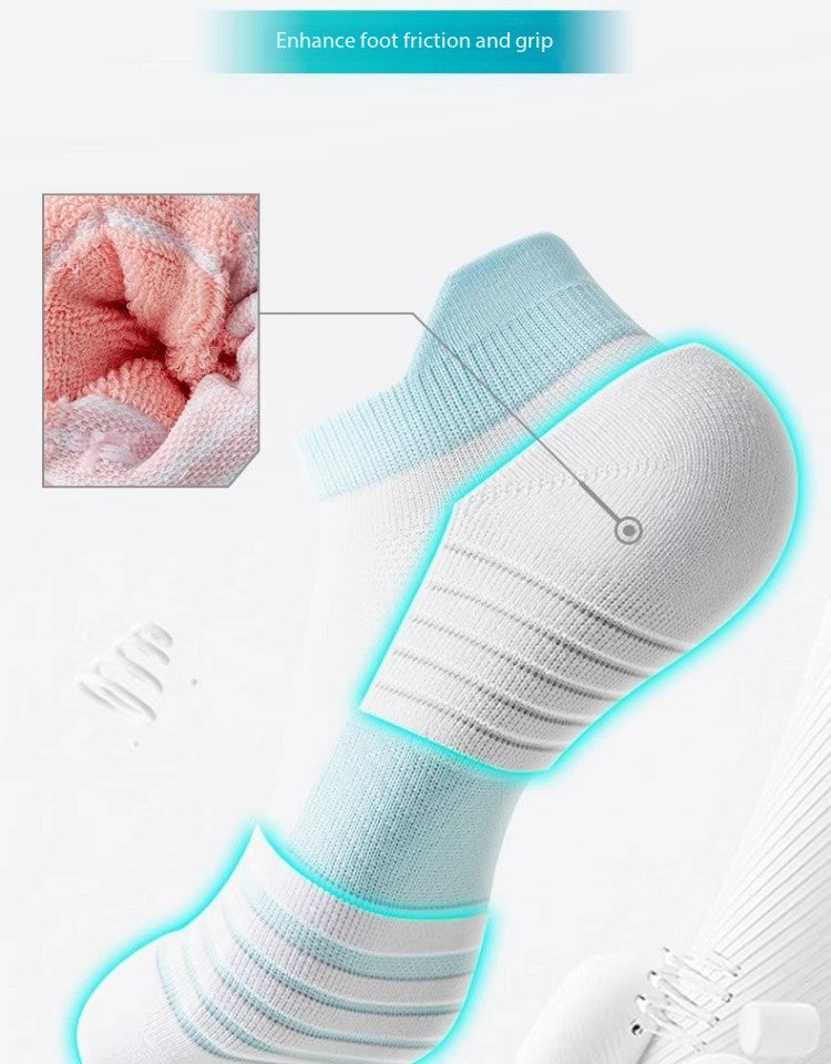 Women’s Summer Tennis Socks – Lightweight Breathable Non-Slip Short Sports Socks for Training & Matches