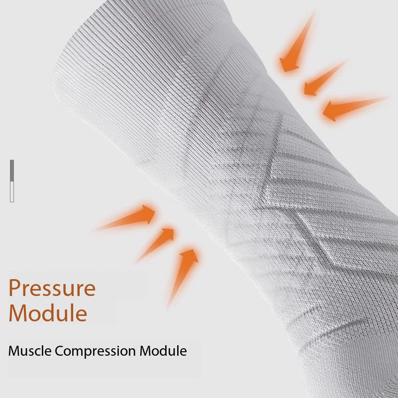 Men’s Basketball Socks – Cushioned Towel Sole, Breathable & Anti-Odor Sports Socks for Teen Athletes