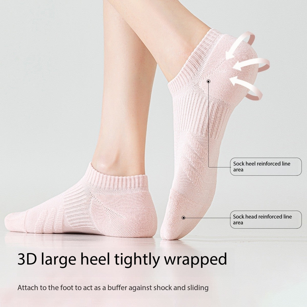 Women’s Summer Sports Socks – Lightweight Short Socks with Towel Sole, Breathable, Sweat-Wicking & Anti-Bacterial