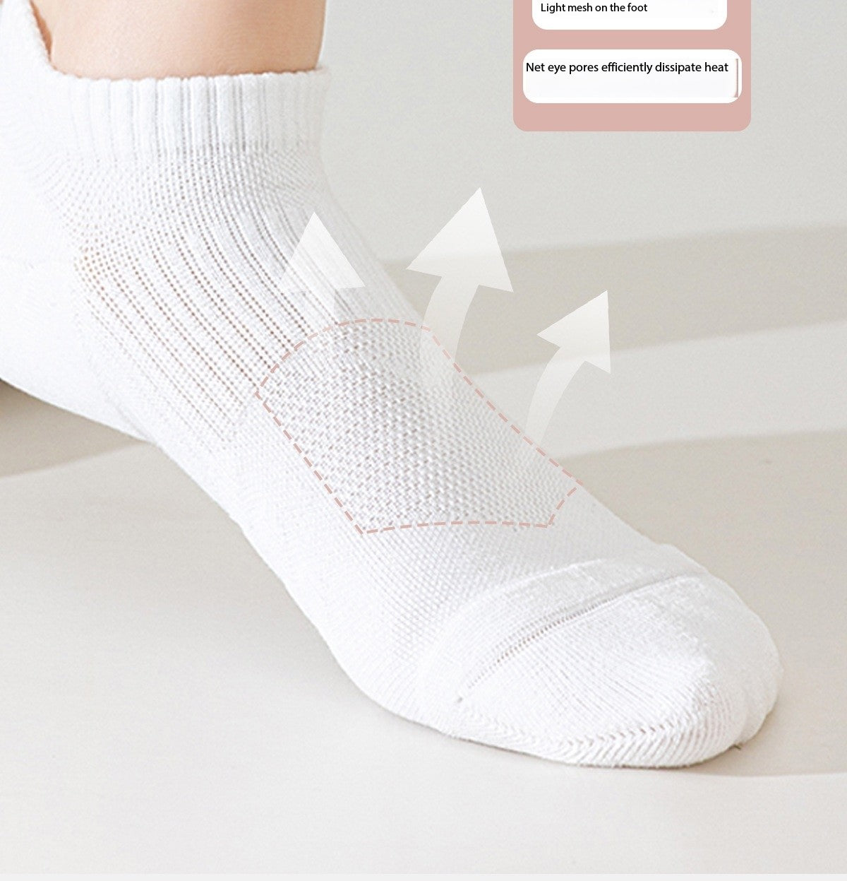 Women’s Summer Sports Socks – Lightweight Short Socks with Towel Sole, Breathable, Sweat-Wicking & Anti-Bacterial