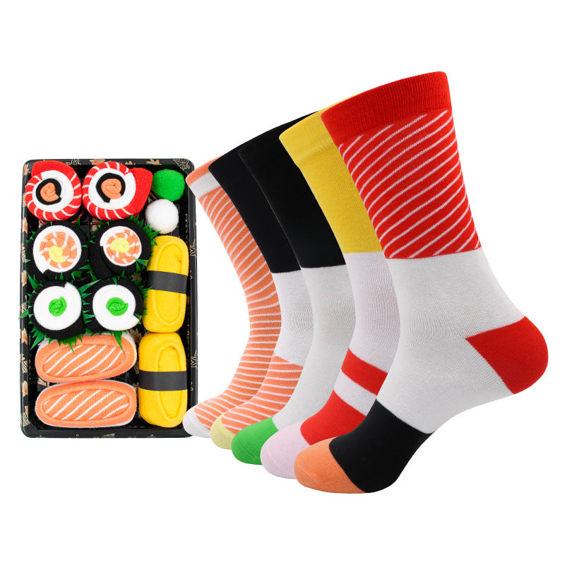 Sushi Socks Gift Box – Funny Socks for Christmas & Birthday Gifts