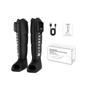 4-Chamber Air Compression Therapy System – Full Leg Massage Boots for Recovery & Circulation