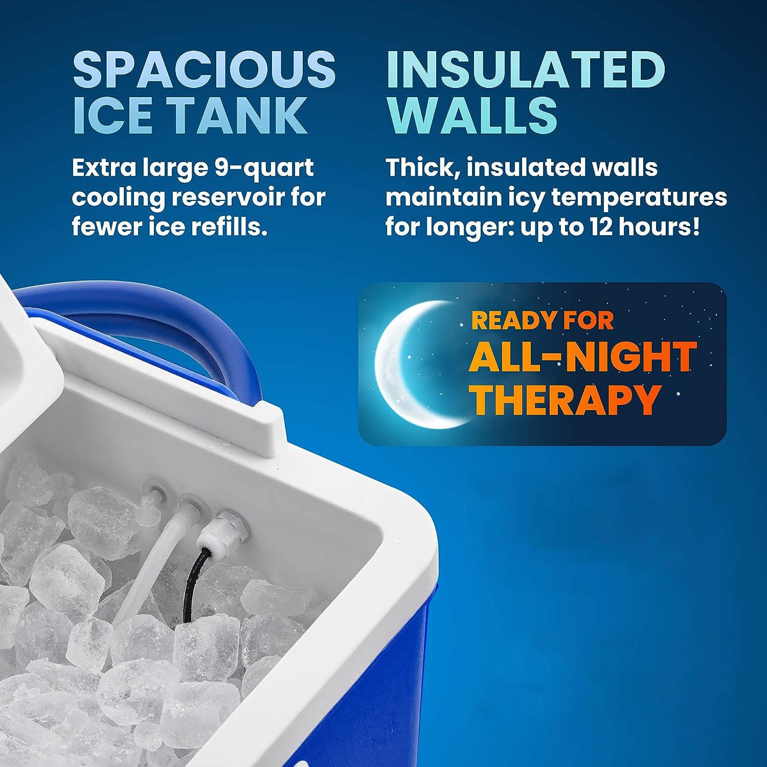 Multi-Area Cold Therapy System – Water Circulation Ice Machine for Joint & Muscle Recovery