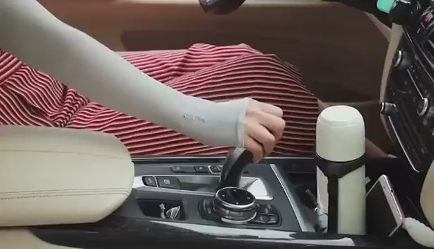 Load video: Summer Cooling Arm Sleeves – (1 Pair)Unisex Ice Silk UV Protection Arm Covers for Cycling, Running &amp; Outdoor Sports